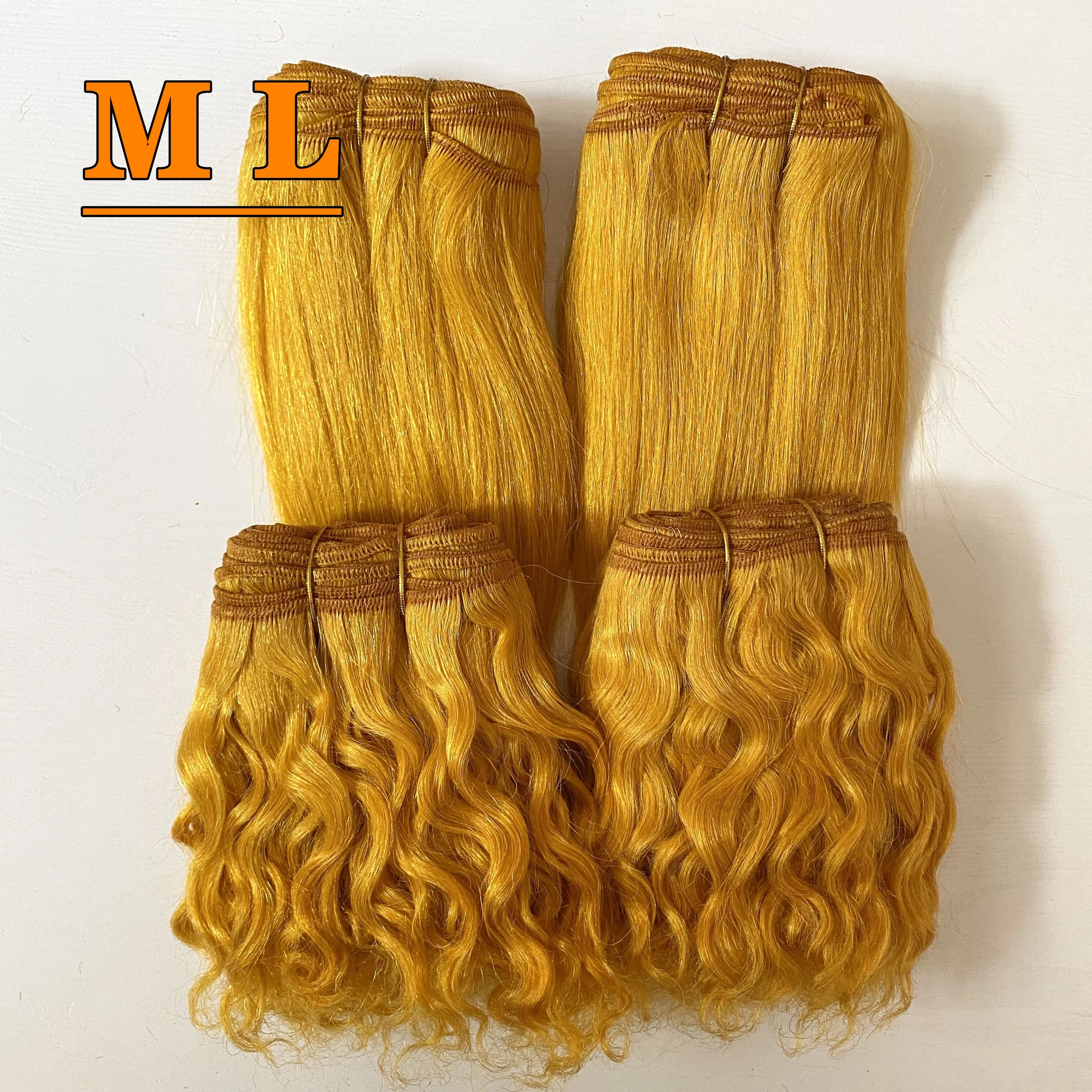 2023 DIY Blythe Doll Hair Extensions mohair Goat hair Yak tail hair weft curly type
