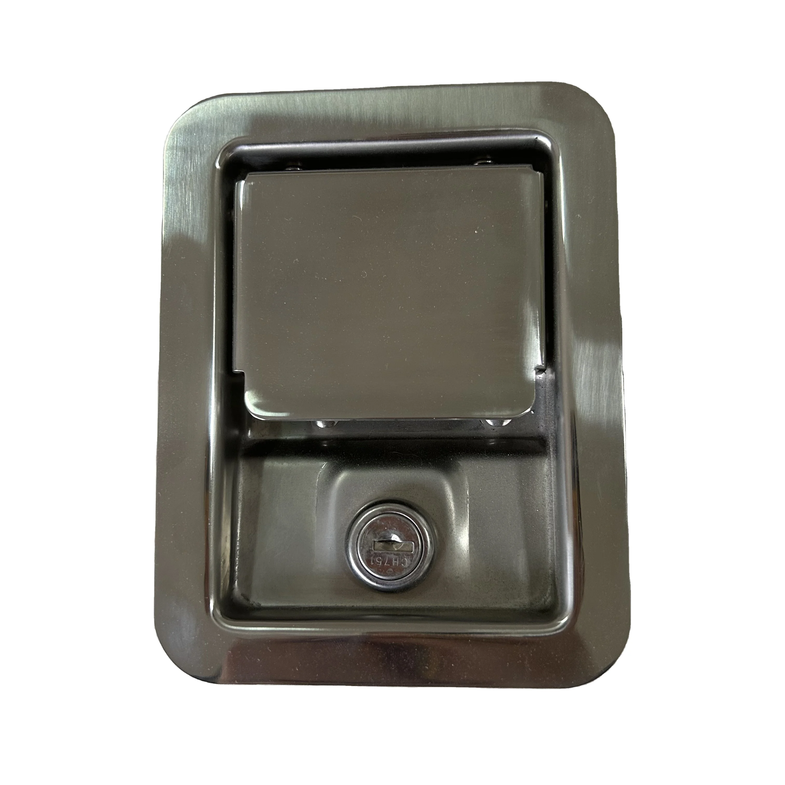 Wholesales Stainless Steel Trailer Paddle Handle Latch Lock Toolbox Handle Pull Type Handle RV Camper Latch Hardware auto parts