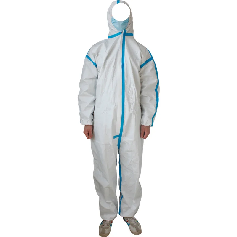 Disposable Medical Ppe Equipment Suits Safe Coverall Waterproof Protective Clothing