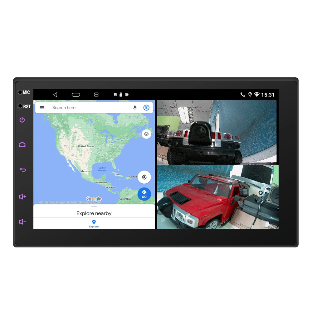 Trading company preferred universal double din 7 9 10 inch HD screen Android gps car mp5 player head unit with carplay