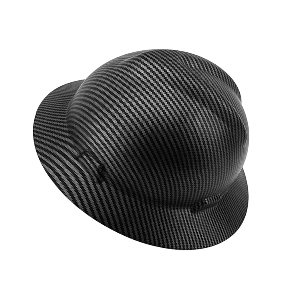 Custom Pattern Printed 6 Points Ratchet Suspension Full Brim Hard Hats Safety Helmet for Aerial Workers