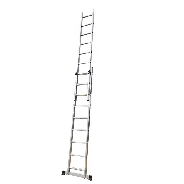 Aluminum 12 Step Multi Purpose Folding Ladder Scaffold Platform Shelf Aluminum step ladder durable and light weight