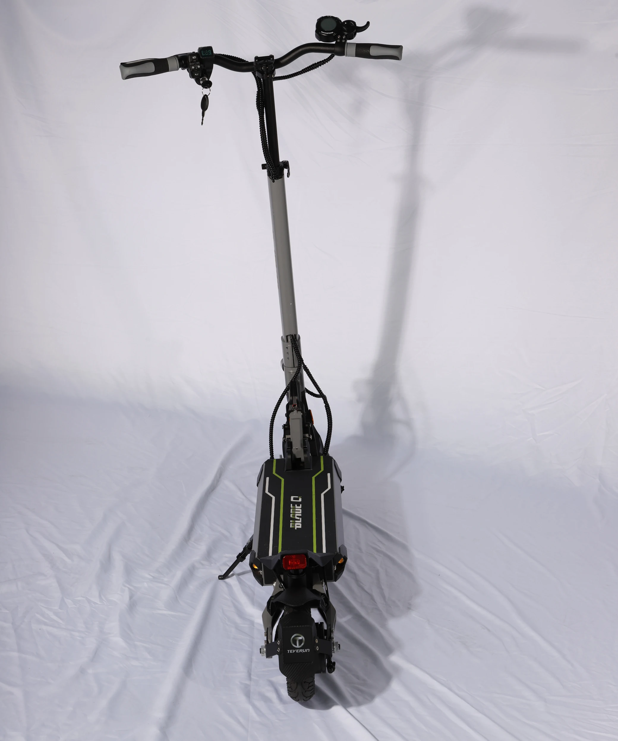 2023 New Design Teverun Blade Q 350w Dual Motor 8inch solid Tire Two Wheels Fast Electric Scooter For Adults