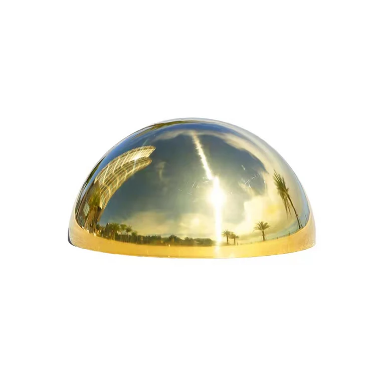 Stainless Steel Hemisphere Mirror Wall Sphere Steel hemispheres