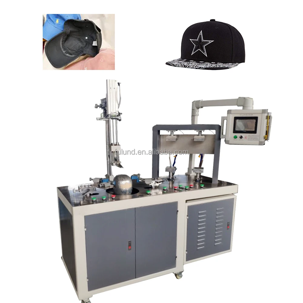Automatic steamer baseball cap ironing machine hat making machine