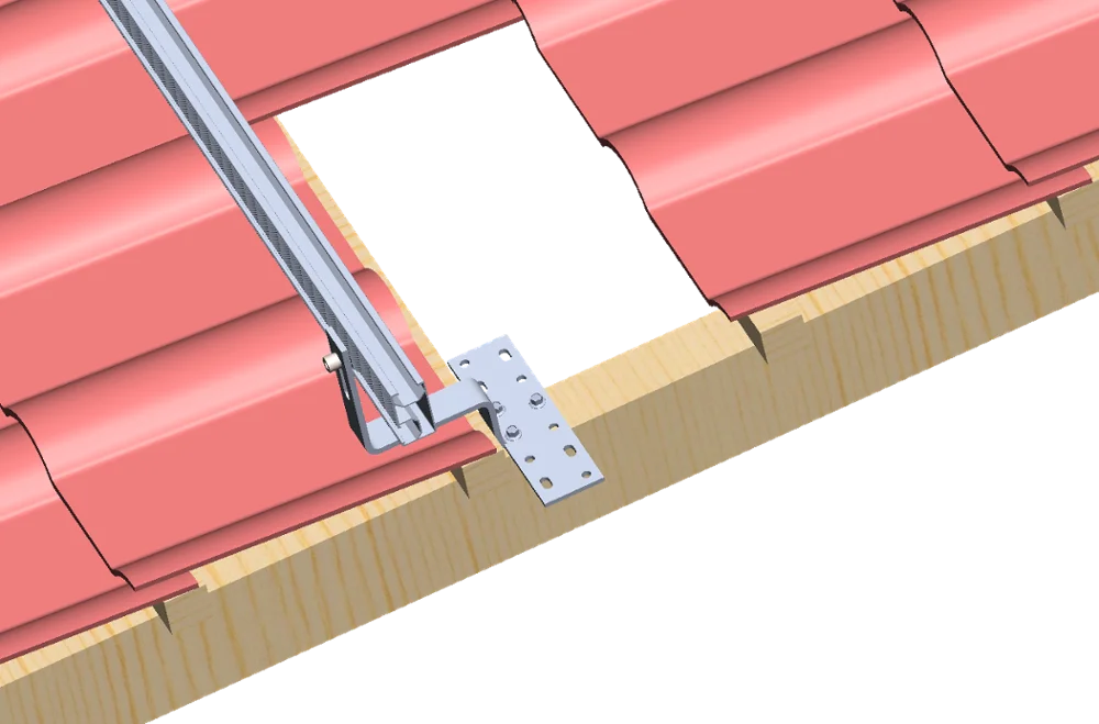 SUS 304 Solar PV Roof Hook for Tile Roof Solar Mounting System