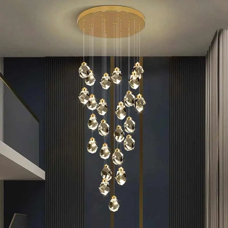 Creative House Modeling High Quality Apartment Interior Designer Home Modern Crystal Pendant Light