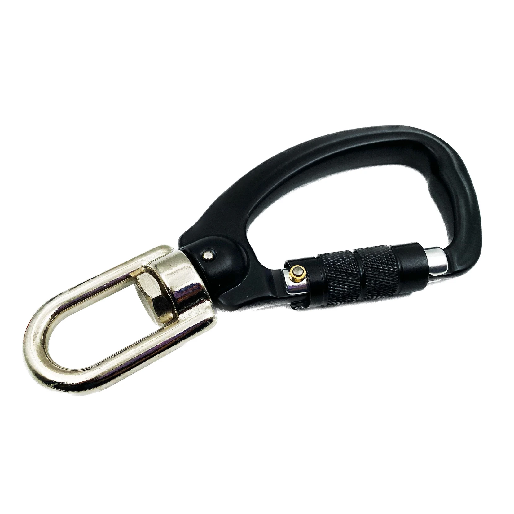 JRSGS Auto Locking Carabiner for climbing 25KN Aluminum swivel carabiner S7121TN