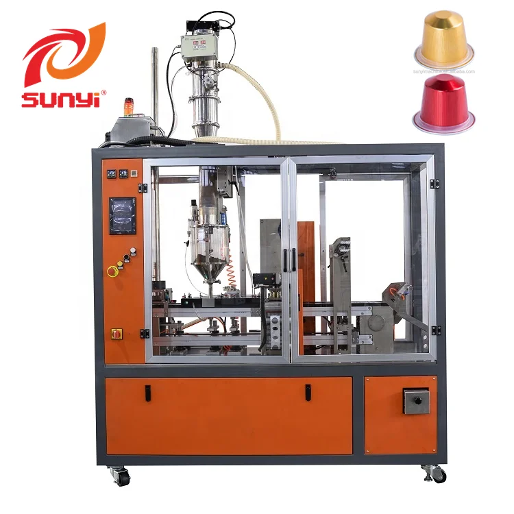 Factory Direct Sell Muiti-Functional Coffee Capsule Filling Sealing Machine for nespresso