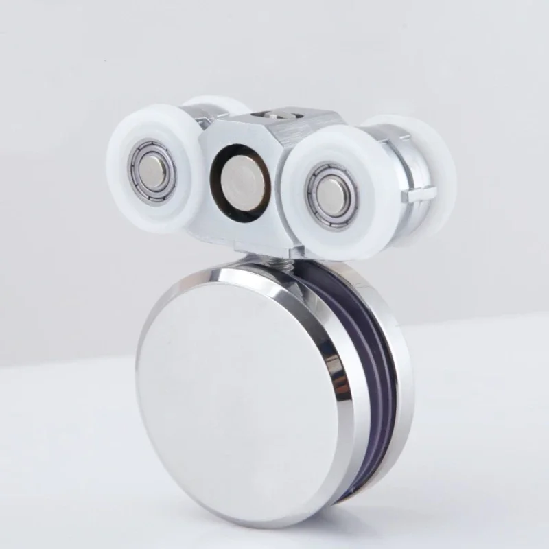 Kensharp Sliding Door Kit  Glass Hanging Wheel Track Roller Stainless Steel Heavy Duty Sliding Door Roll Hanging System