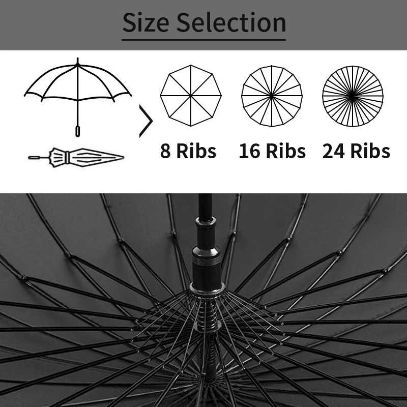 Custom cosplay WindProof Semi-automatic Golf Straight stick Japanese samurai sword long handle umbrella For Comic-Con