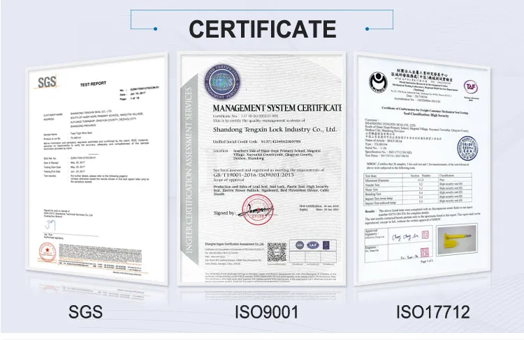 TXPS-208  Plastic Circle Security Seal Plastic Strapping Security Seal Plastic-cargo-seal