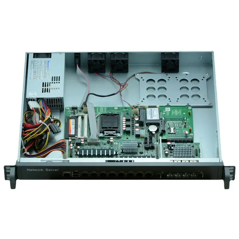 Intel H87 8 LAN 1U Rackmount Linux UTM Firewall Hardware Appliance Network Security Router Appliance