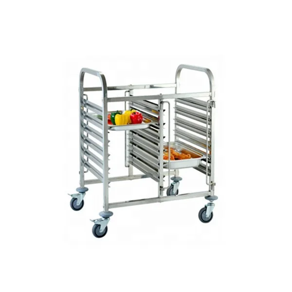 Wholesale commercial stainless steel bread baking cooling rack/bread cooling trolley rack/storage shelving racking