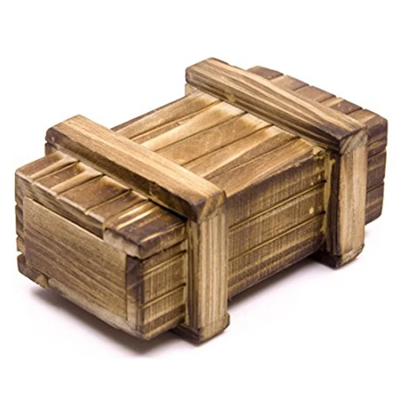 1/10 Mini wooden box accessory for artificial climbing bike accessories AXIAL SCX RC4WD D90 CC01