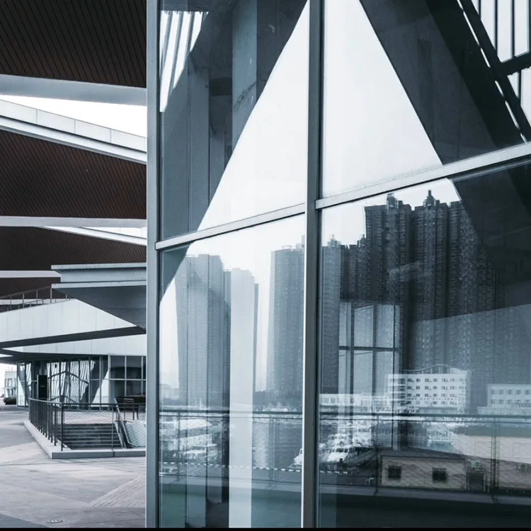 CCC/ISO9001/CE Certified Double Tempered Insulating Glass Door Outdoor/Exterior Solar/Bulletproof Applications Curtain Wall Hall