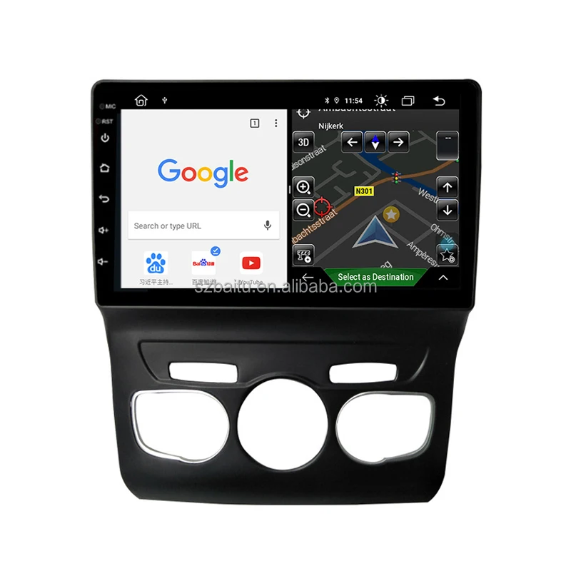 Android Car Radio Multimedia Dvd Player Gps Navigation Video Double Din Car Stereo for Citroen C4 2 B7 2013-2016 Android 12