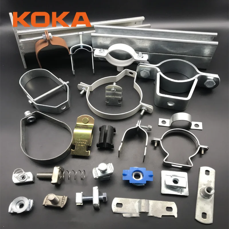 Electrical Zinc 3/8' Unistrut Pipe Clamp Channel Cable Clamp