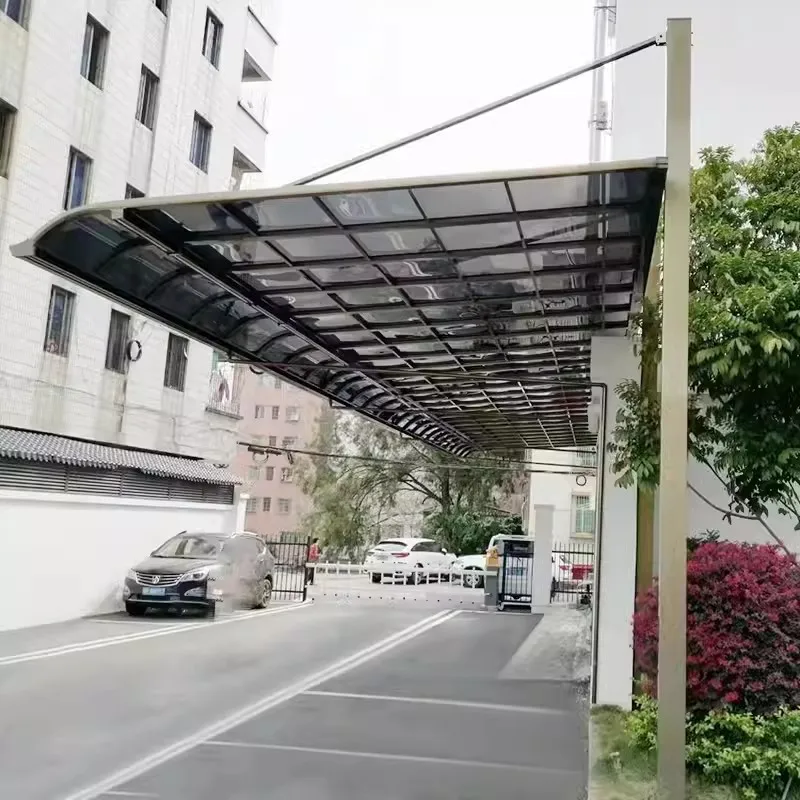 Garden Courtyard Awning Rooftop Bracket Thermal Insulation Polycarbonate Canopy Bicycle Motorcycle