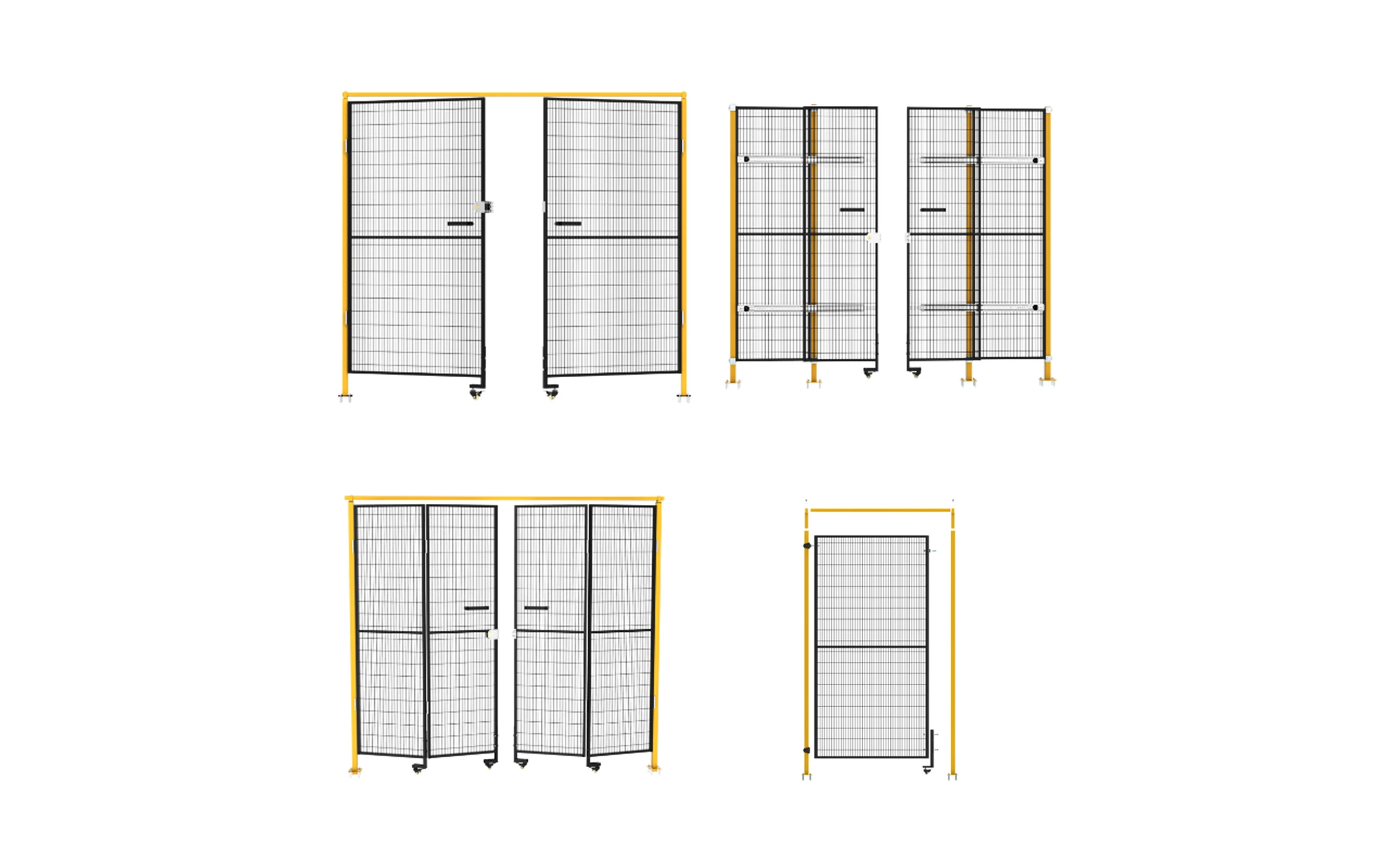 Fence Designs Robot Security Guard Protect Wire Aluminium Panel Metal Steel Customized Sustainable Pallet Packaging ISO9001 / CE
