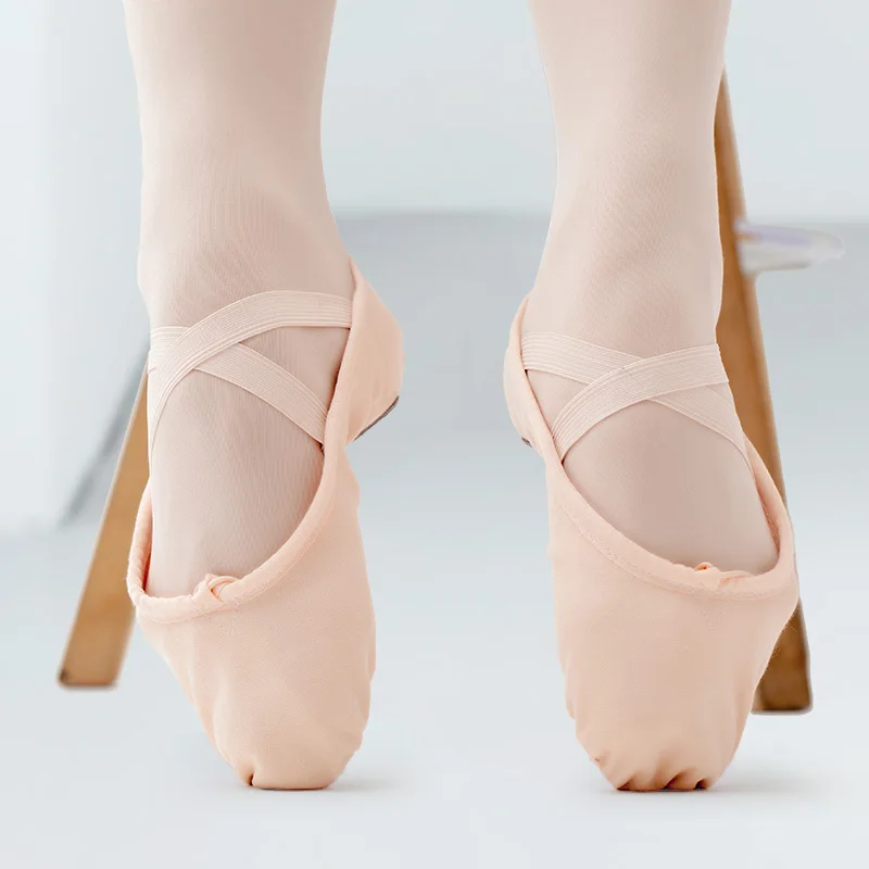 Изготовление на заказ, двойная парусиновая мягкая подошва с кошачьими крапанами и сердечками, балетная обувь для девочек, Мужская танцевальная обувь