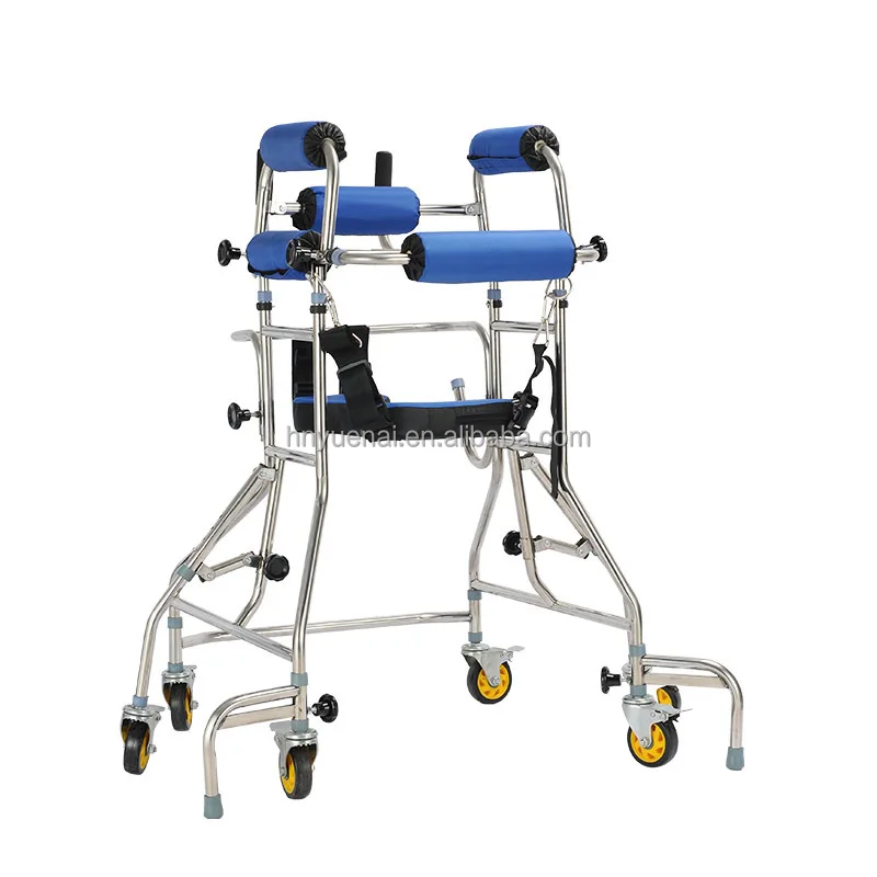 2024 Hot selling products Cerebral palsy children and adult walking aid walker hemiplegic walker emergency medical supplies