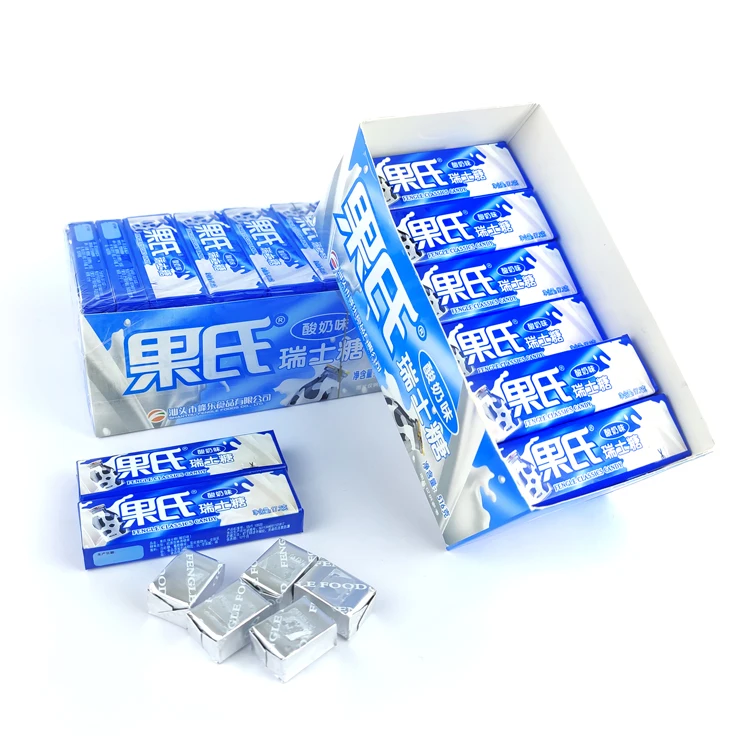 Good Quality Multi-Colored Sweet and Sour Fruity Taste OEM Service Chewy Soft Gummy Milk Candy