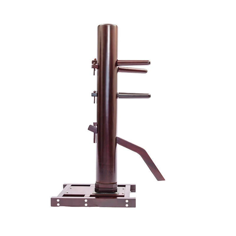 XUANDONG wing chun wooden dummy height from 158cm to 180cm three colors professional kung fu training wooden dummy for sale