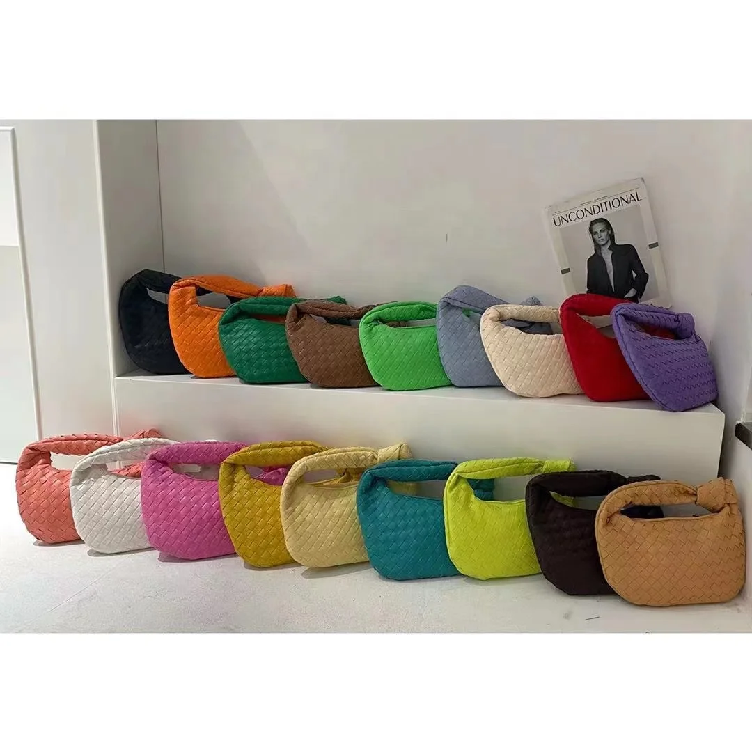 8833# Small Fashion latest Designer women braided hobo bag for ladies clutch bag purse wholesale price