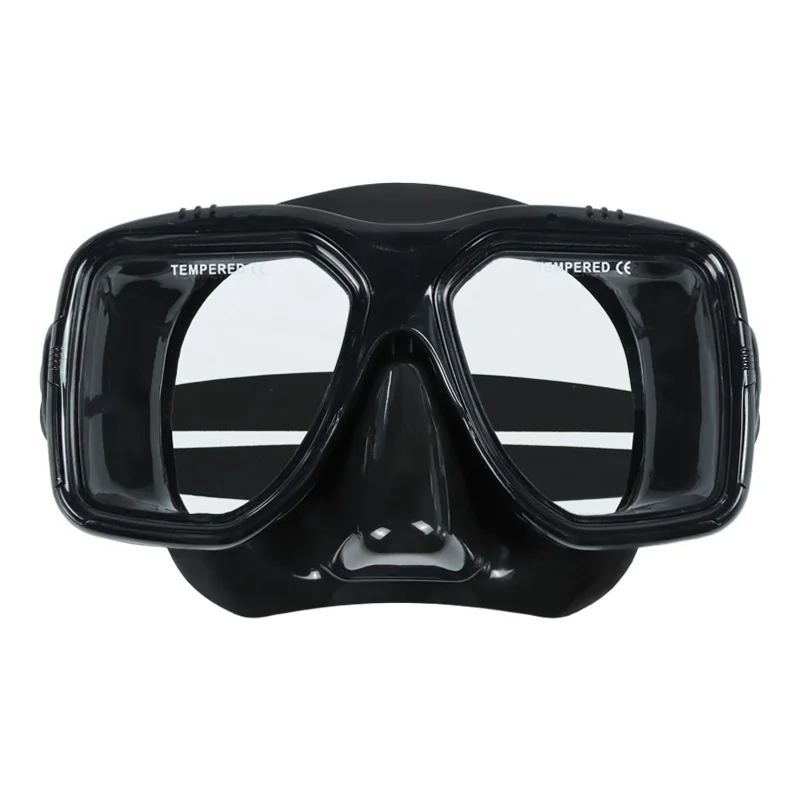 New design low volume UV Resistant anti fog film Resin Lens Freediving diving Mask