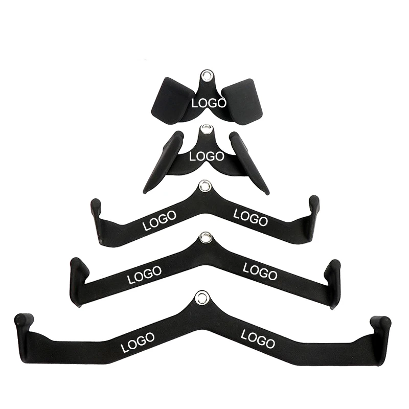 Wide Grip Handle Lat Pull up Pull down Rowing Bar Set gym exercise fitness accessories 5pcs sets