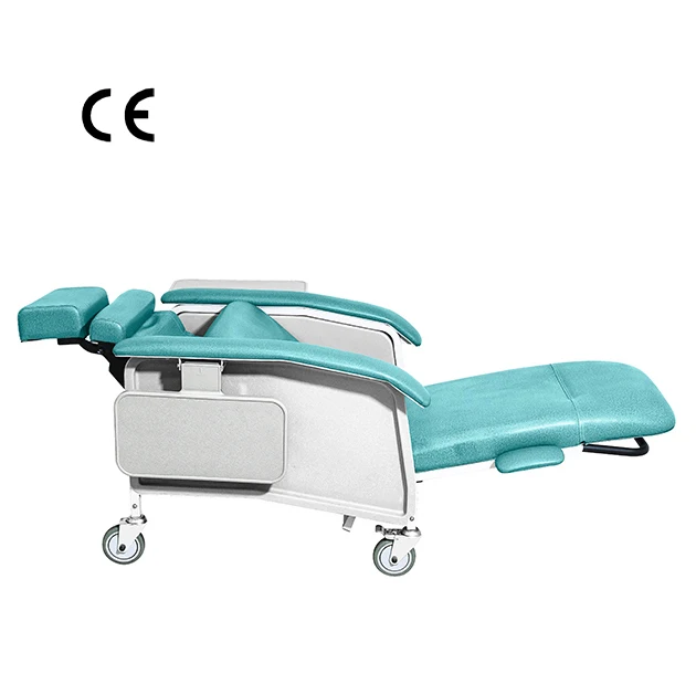Medical transfusion recliner chair / manual use/ for clinic and hospital use