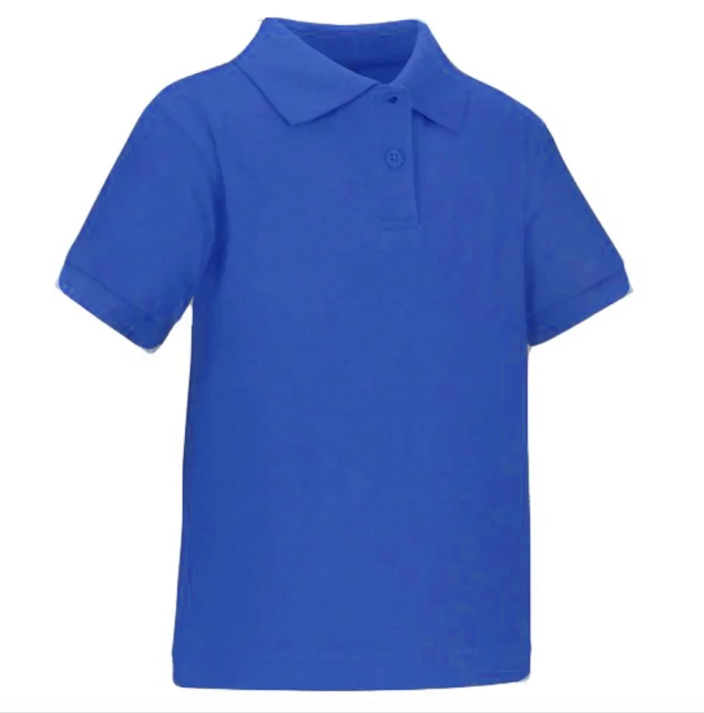 New 2024 custom design embroider logo and colours boys and girls school uniform polo shirts