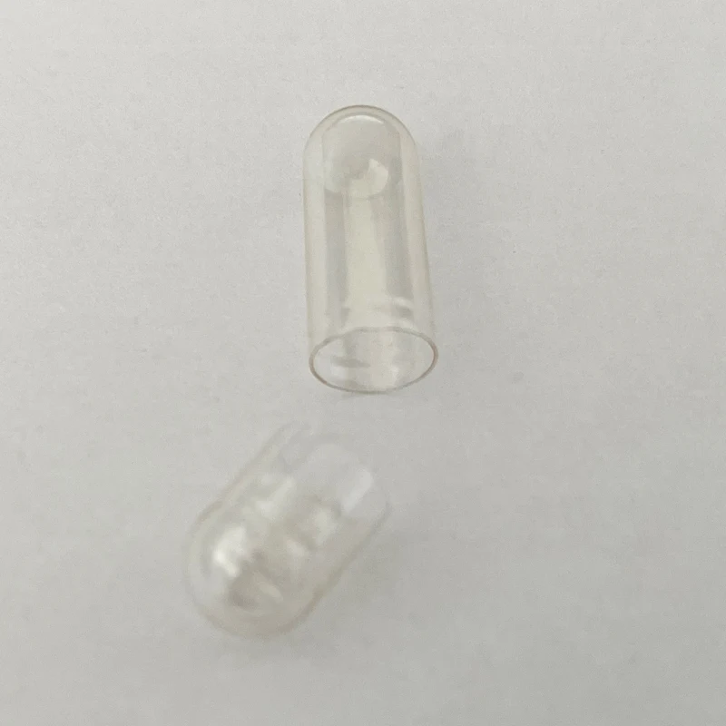 Factory price clear hollow capsules size 00 0 custom Halal veggie empty capsules