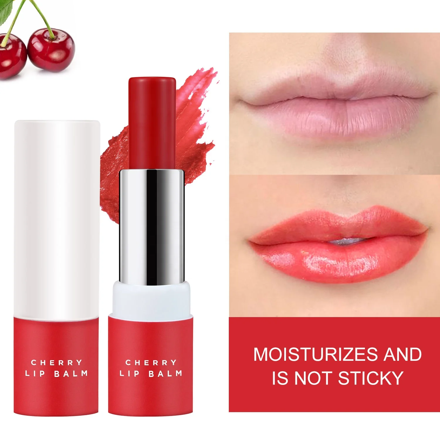 OEM ODM New Deep Hydrating Lip Therapy Balm Long Lasting Moisturizing Fruity Vanilla Tinted Pink Lip Balm