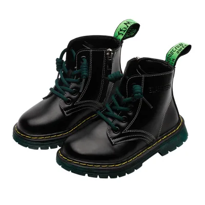 Ботинки Martin для девочек 2020 новый стиль британская кожаная обувь до щиколотки для мальчиков модные детские одноботинки