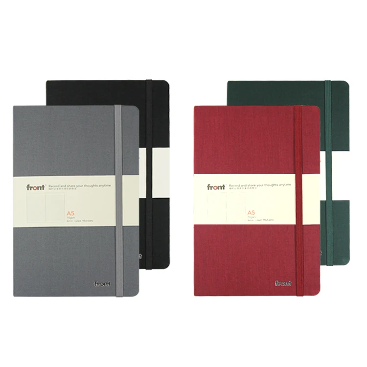 Оптовая продажа, блокноты с индивидуальным принтом a5 из искусственной кожи в твердом переплете, журнал с подкладкой, блокноты на 400 страниц с жесткой обложкой