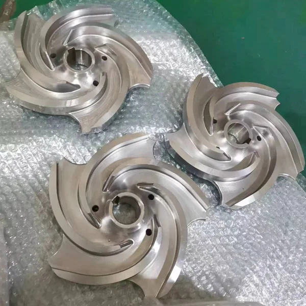 Precision casting 304 316L stainless steel spiral shaft investment cast casting meat grinding parts lost wax casting impeller