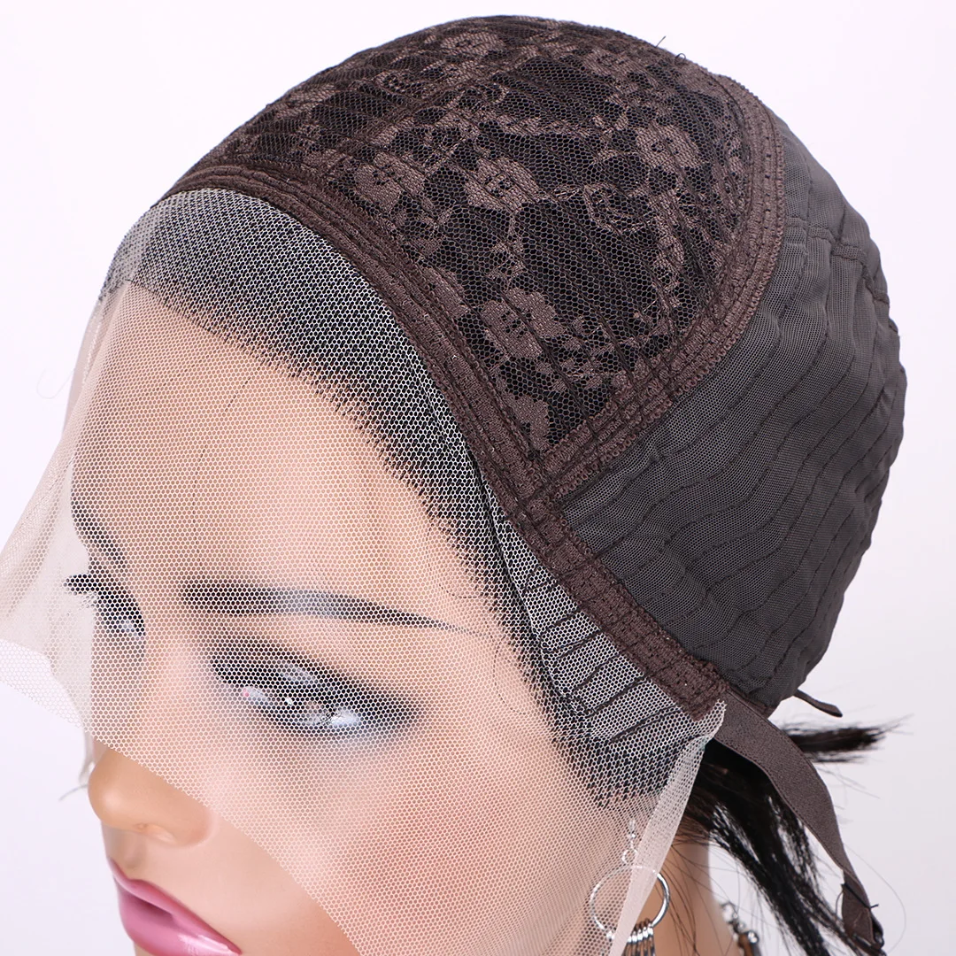 Cheap Pixie Short Hair Lace Frontal Wig Black Women Perruque Pixie Cut Human Hair Bob 180% Density Short Pixie Cut Curly Wig