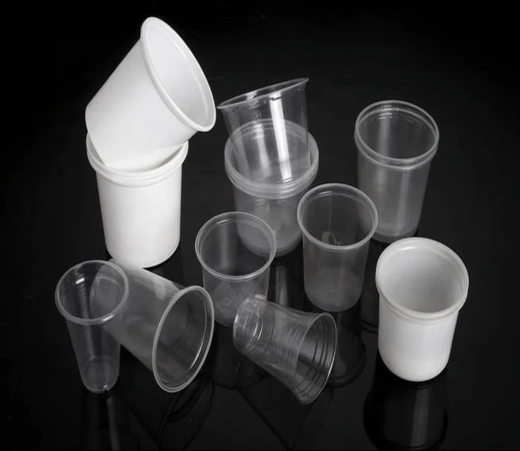daba PP PET PS  plastic thermoforming machine for Ounce Plastic Cups Clear Plastic Cups