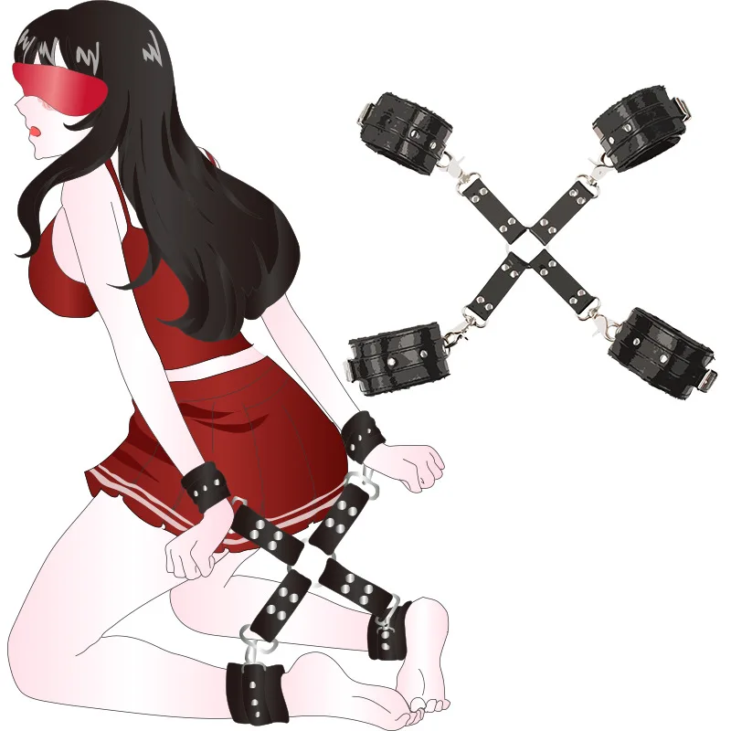 Adult sex toys handcuffs Flirting women and men slave Sexy Bandage stimulation game