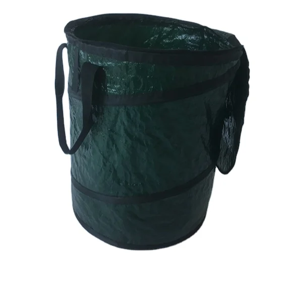 Collapsible pop up outdoor portable wholesale kitchen foldable trash can