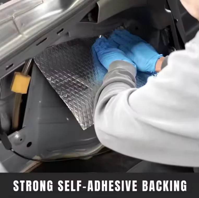Multi-Use Durable Weatherproof Non-Adhesive High Temperature Puncture-Resistant Damping Sheet for Car