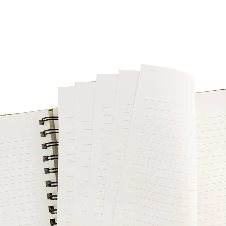 Spiral Bound Hardcover A4 Cheap Paper Notebook