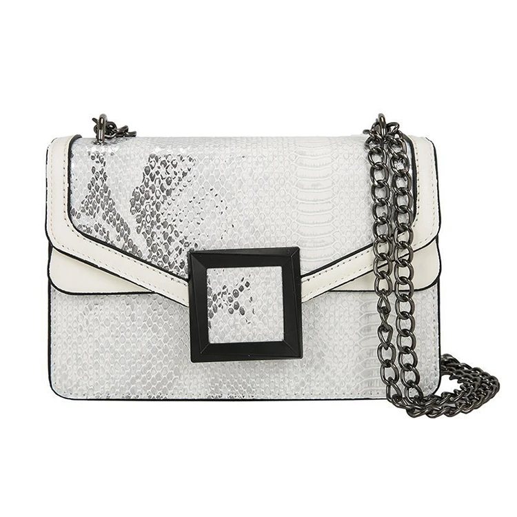 Bag handbag han edition of vogue of new fund of 2021 foreign trade chain shoulder inclined shoulder bag snakeskin grain texture