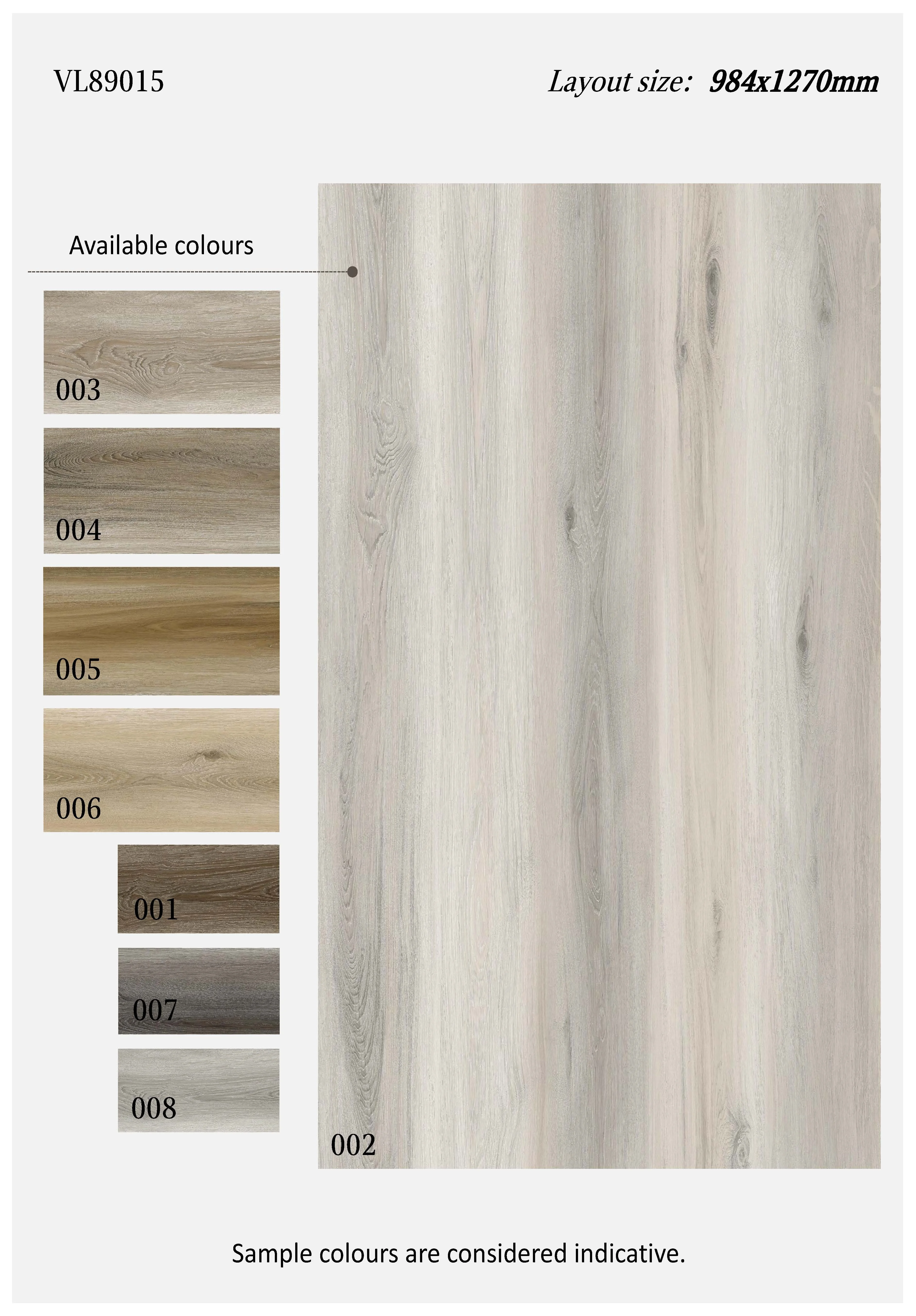 New  design wooden Pattern  decorative Pvc Film Newest colors PVC Printed Film for Vinyl Flooring
