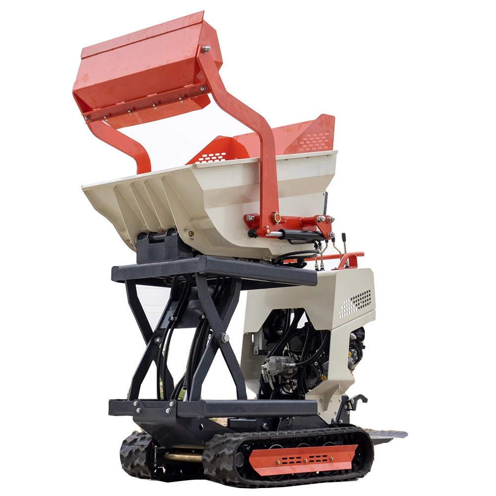 Садовая техника мини-самосвал самозагружаемый гусеничный погрузчик сертификат CE HT500Y