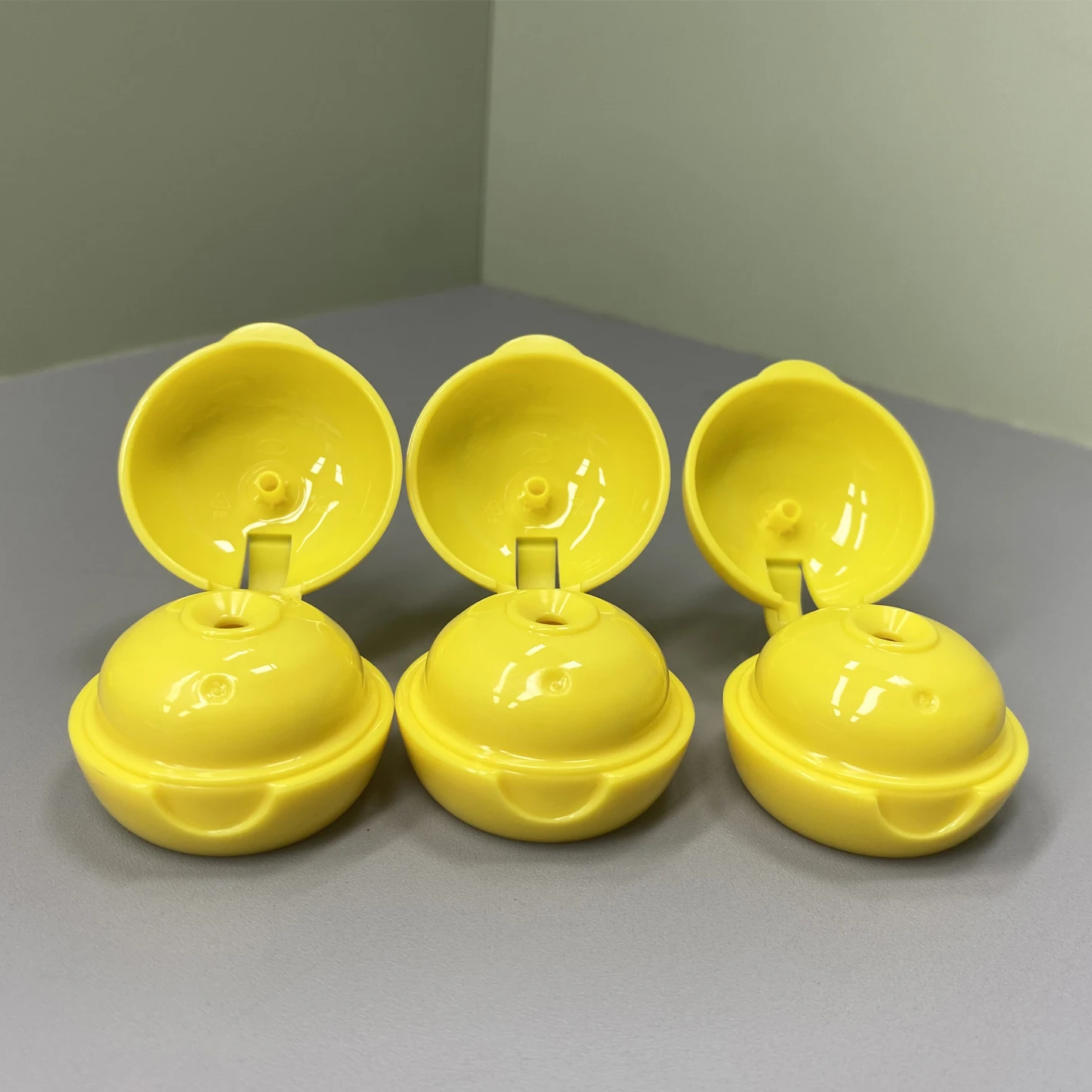 28mm Ball Shape Cap ball Shape Plastic Flip Top Cap for Water emulsion cleaning solution bottle