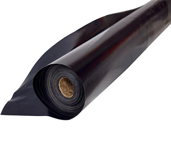 Черная полиэтиленовая Пластиковая строительная пленка для строительства/пароизоляционная листовая рулоны с УФ-сопротивлением