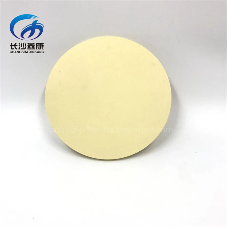 Selenium Zinc Ceramic Sputtering Target ZnSe 99.99% Customized Size for Optical Materials